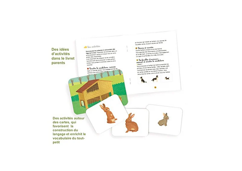Tout-petit Montessori - Mes Animaux de la ferme en bois -Nathan