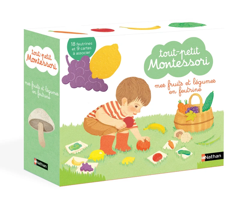 Tout-petit Montessori - Les fruits et légumes -Nathan