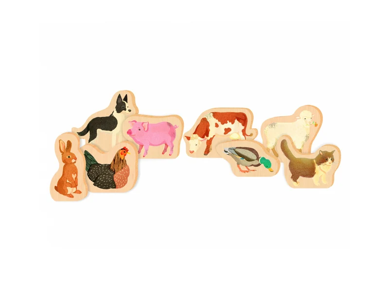 Tout-petit Montessori - cartes classifiées des animaux de la ferme et leurs petits -Nathan