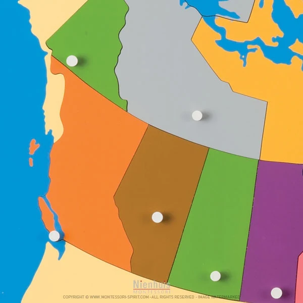 Carte puzzle du Canada