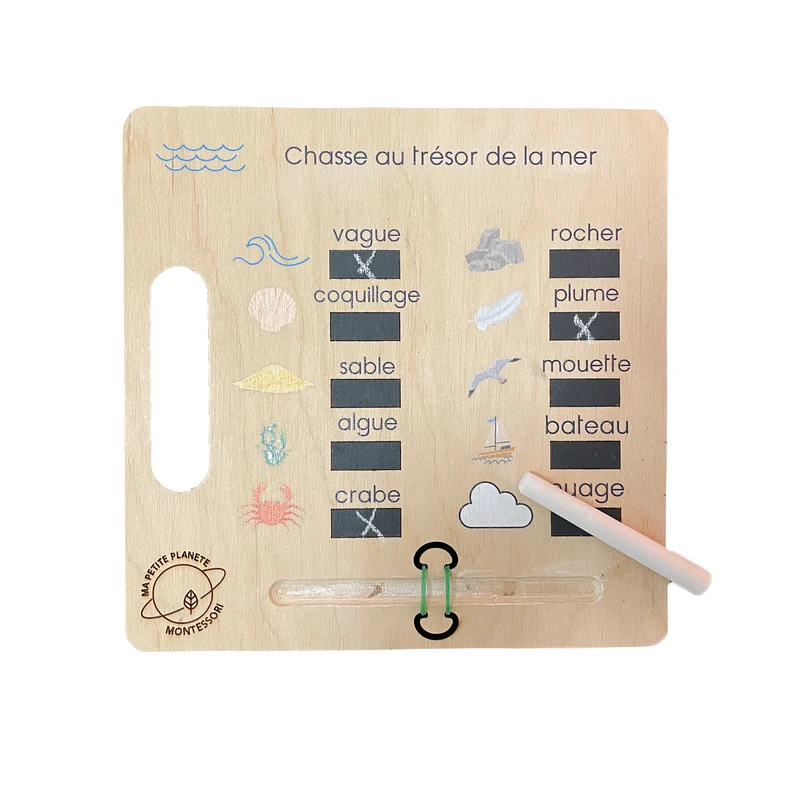 Chasse au trésor à la mer
