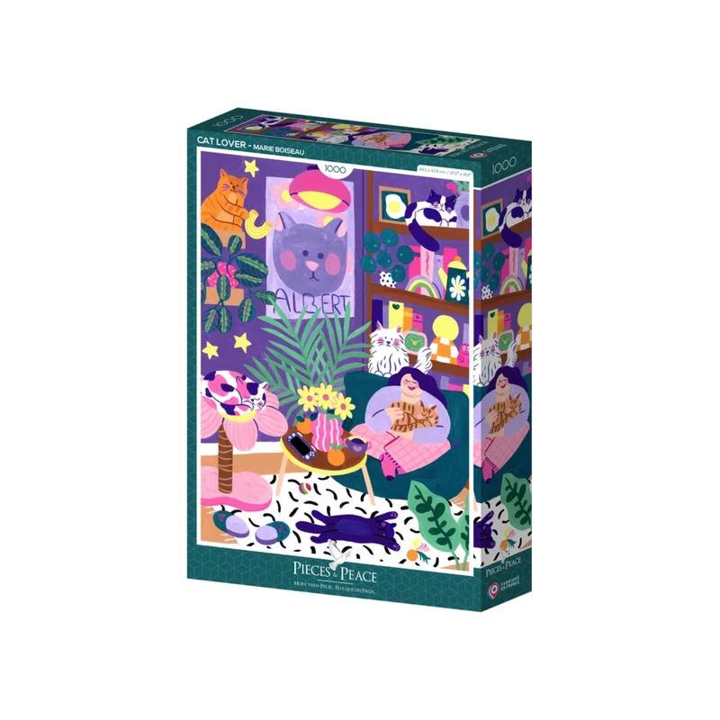 Puzzle Amoureux de Chats - 1000 pièces