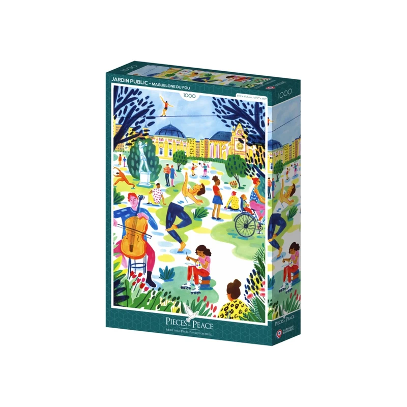 Puzzle Jardin Public - 1000 pièces