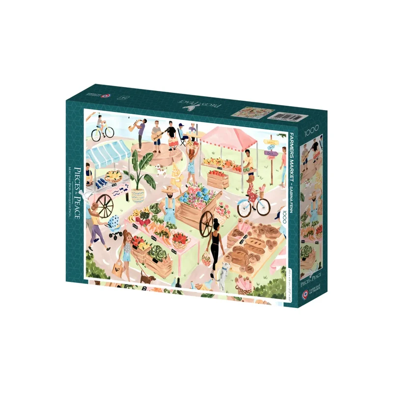Puzzle Marché Fermier - 1000 pièces