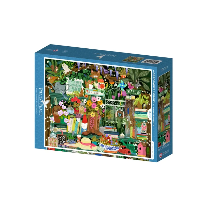 Puzzle La bibliothèque du jardinier - 1500 pièces