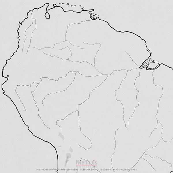 Cours d'eau d'Amérique du Sud x50