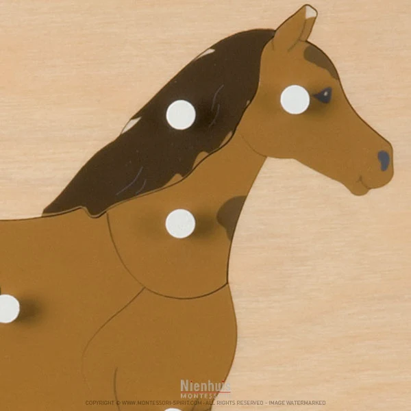 Puzzle animal : cheval