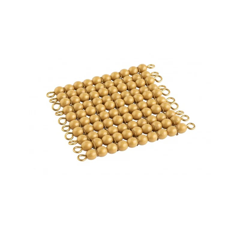 Carré de 100 perles dorées - GAM AMI
