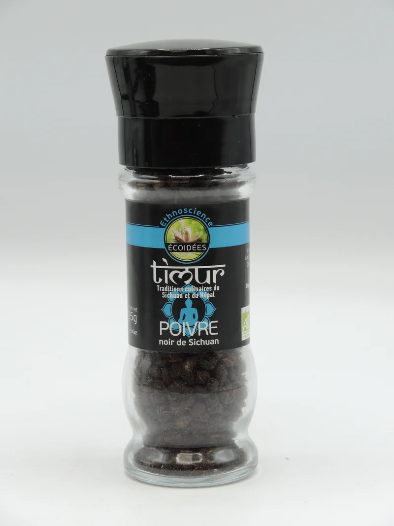 Timur, Poivre noir de Sichuan, 25g, Ecoidées