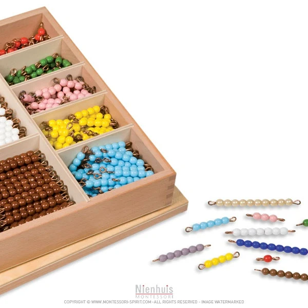 Boite de perles pour la multiplication indiv. verre