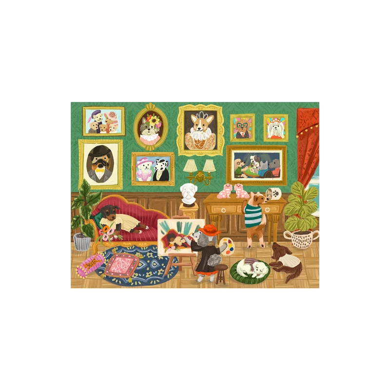 Kit Maison Miniature DIY - Doggie Art Gallery
