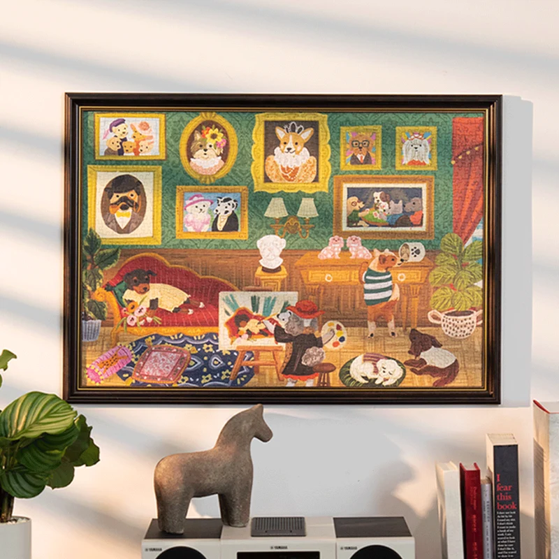 Kit Maison Miniature DIY - Doggie Art Gallery