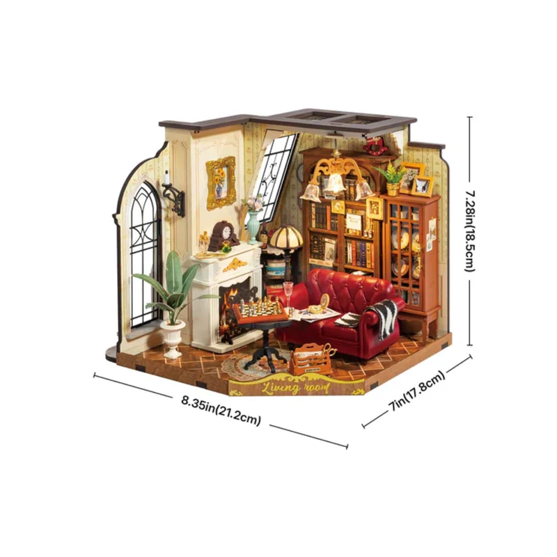 Kit Maison Miniature DIY - Catherine’s Living Room