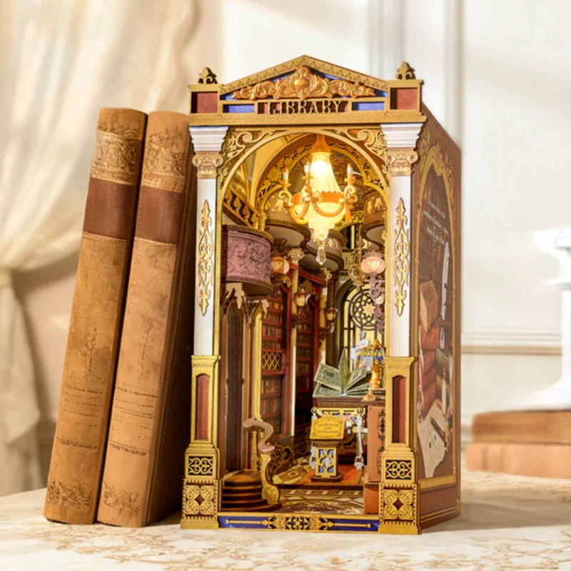 Kit Maison Miniature DIY - Library of Wonders