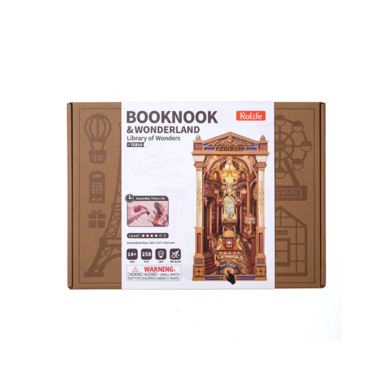 Kit Maison Miniature DIY - Library of Wonders