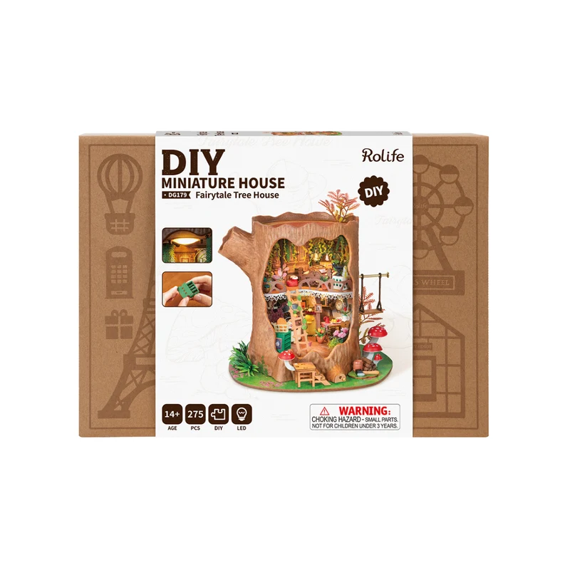 Kit Maison Miniature DIY - Fairytale Tree House