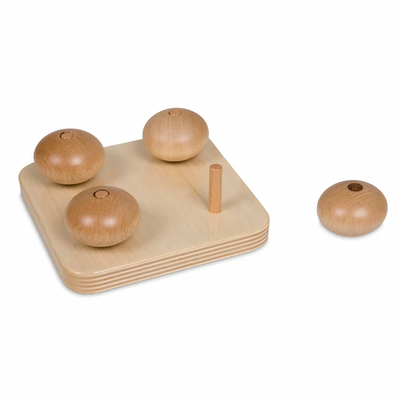 Ellipses en bois sur tiges verticales - Nienhuis AMI