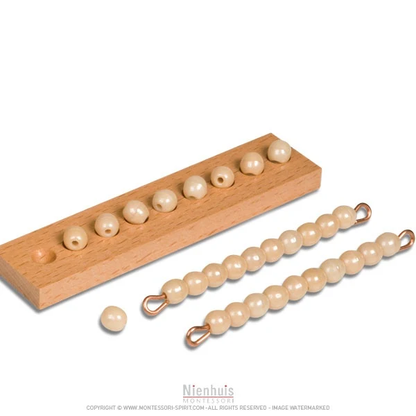 Boite de perles pour tables de Seguin 11 à 99 indiv. verre