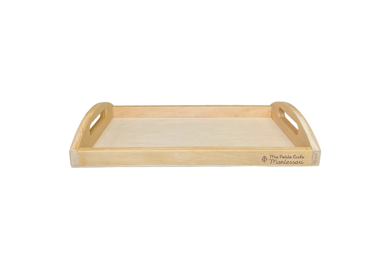 Plateau d'activité : grand plateau en bois