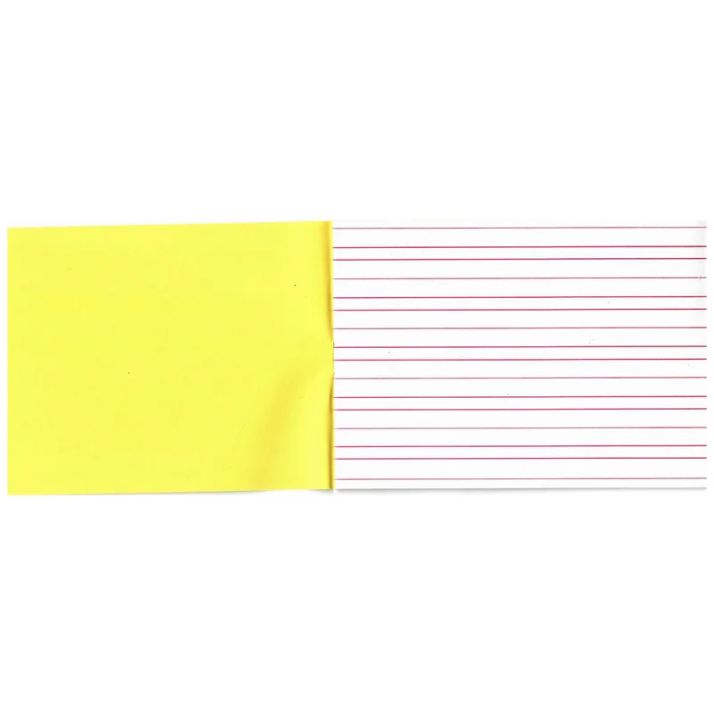 Livrets d'écriture jaunes x 100