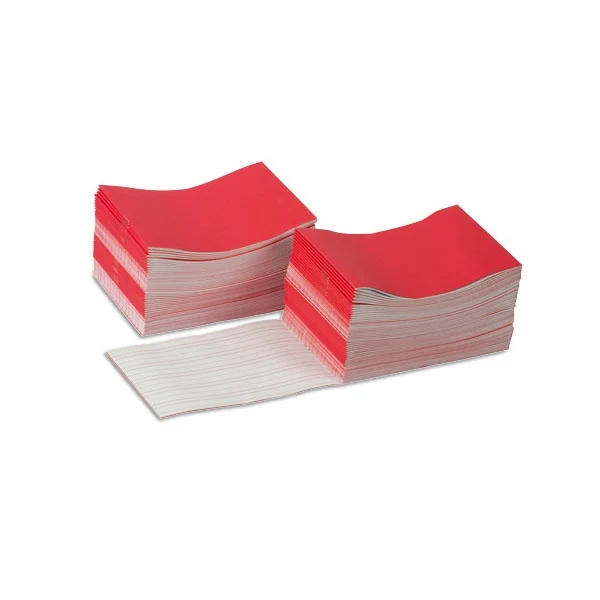 Livrets d'écriture larges rouge x 100