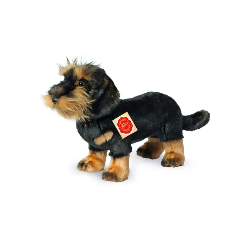 Peluche Teckel à poil dur debout