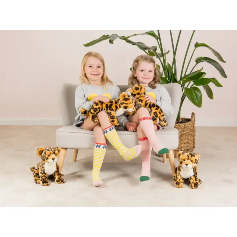 Peluche Léopard assis