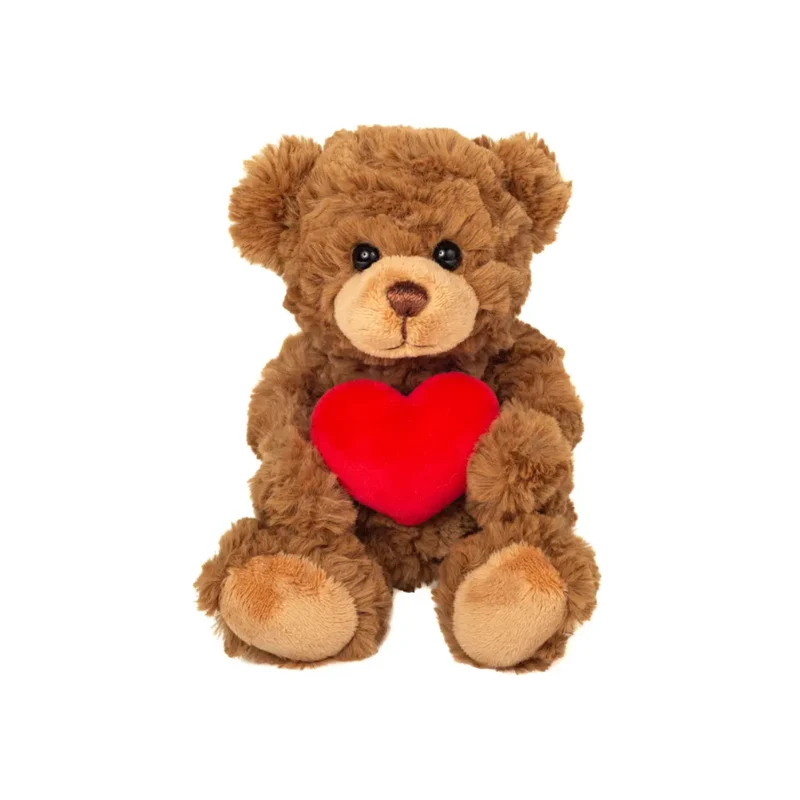 Peluche Teddy Marron Cœur