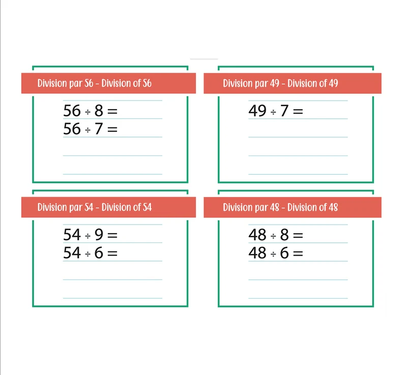 Mon petit livre de maths - Multiplications et divisions