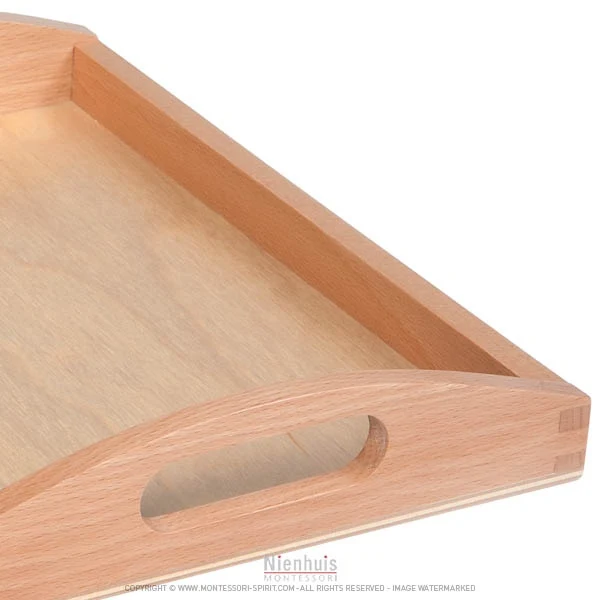 Lot 2 petits plateaux en bois