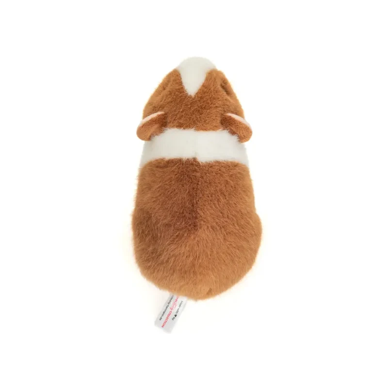 Peluche Cochon d'Inde Brun Clair et Blanc
