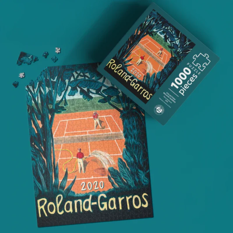 Puzzle Roland-Garros - Pierre SEINTURIER, 2020 - 1000 pièces - 49x68 cm