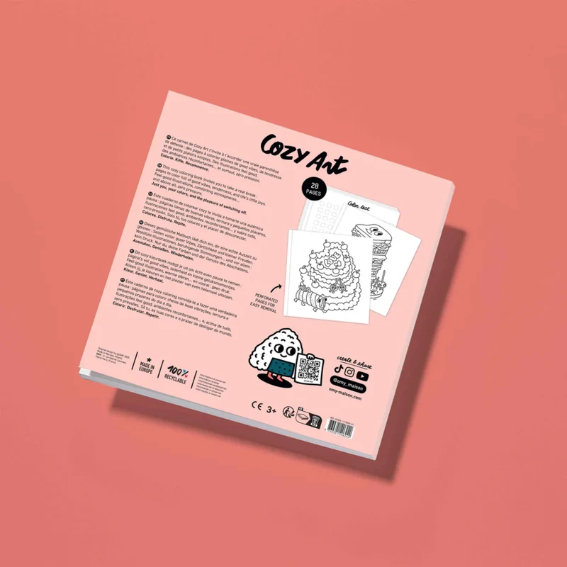 Cahier de coloriage - Cozy Art Yummy