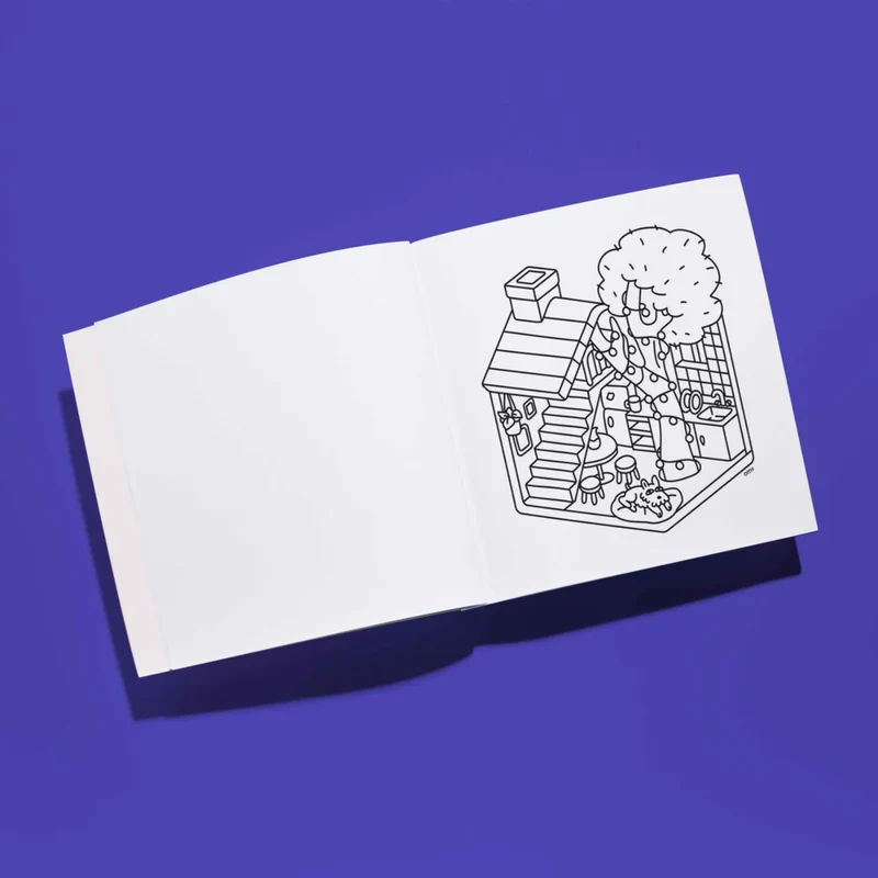 Cahier de coloriage - Cozy Art Tiny House