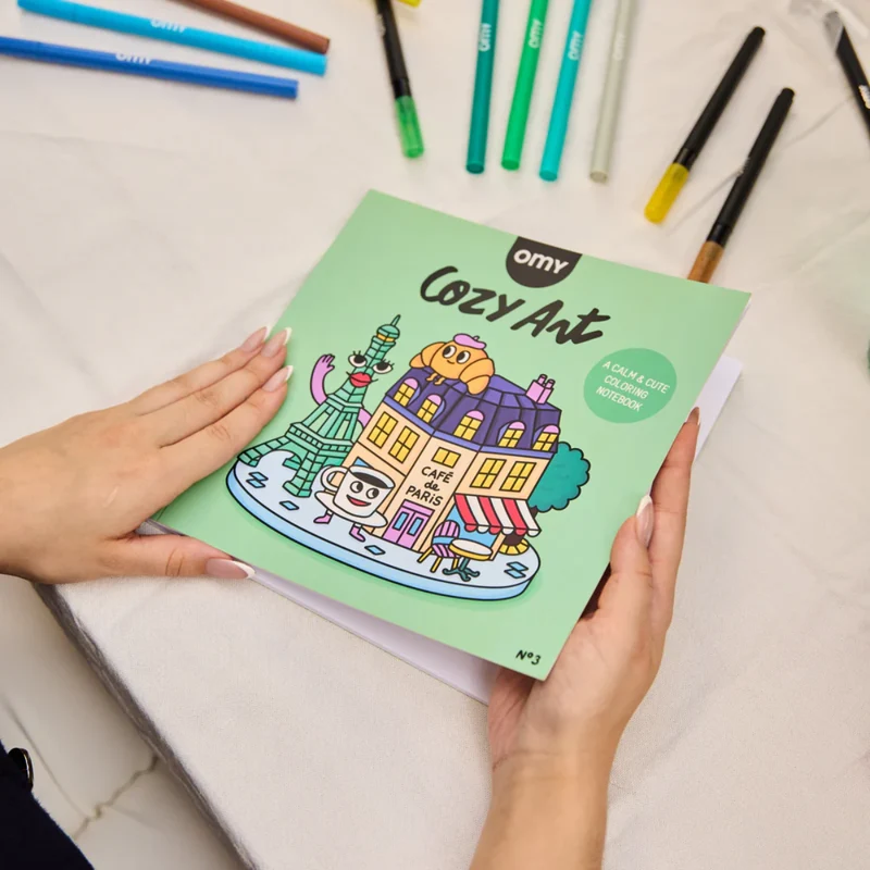 Cahier de coloriage - Cozy Art Paris