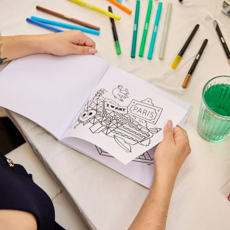 Cahier de coloriage - Cozy Art Paris