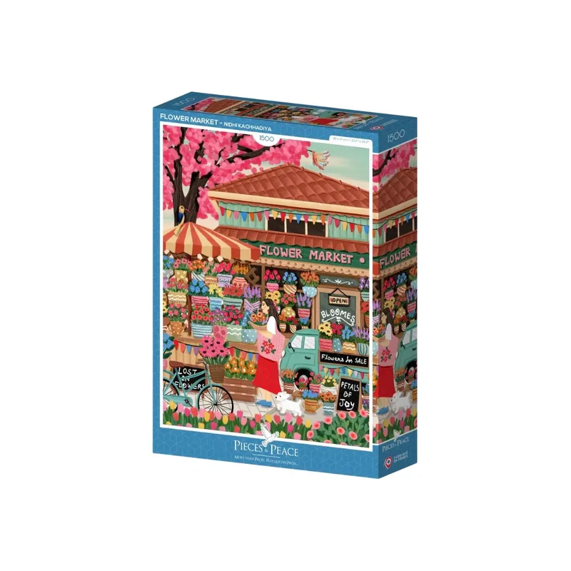 Puzzle Flower Market - 1500 pièces