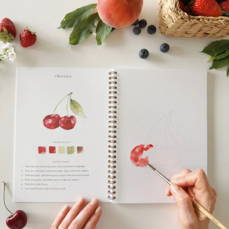 Carnet d'aquarelle - Fruit