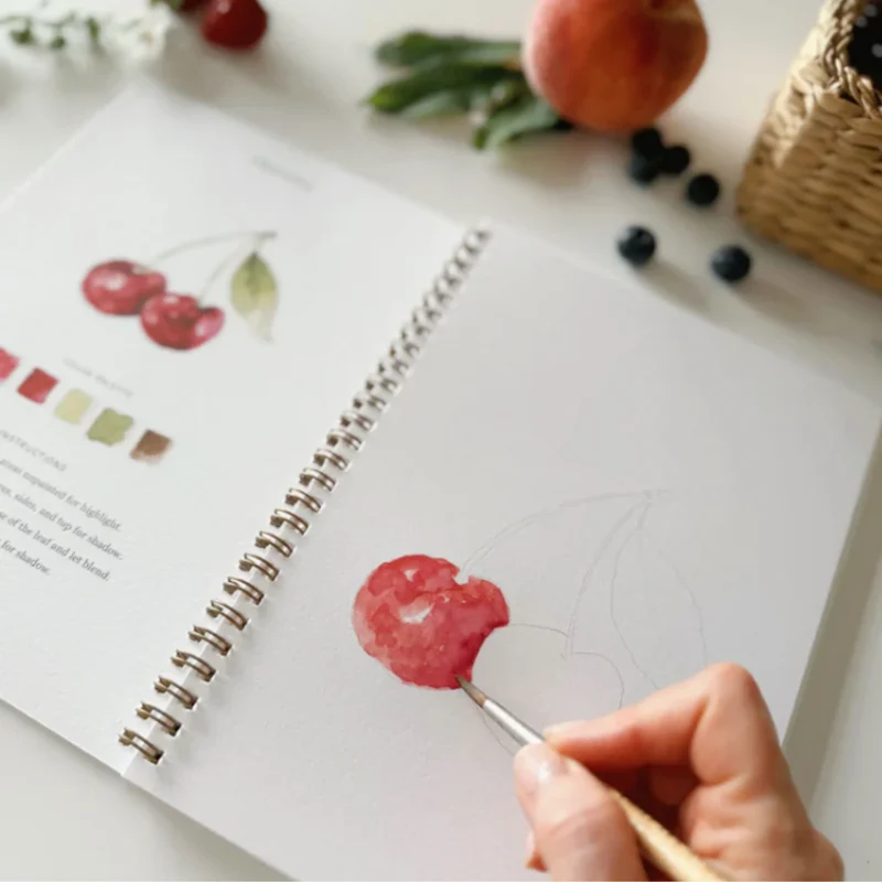 Carnet d'aquarelle - Fruit