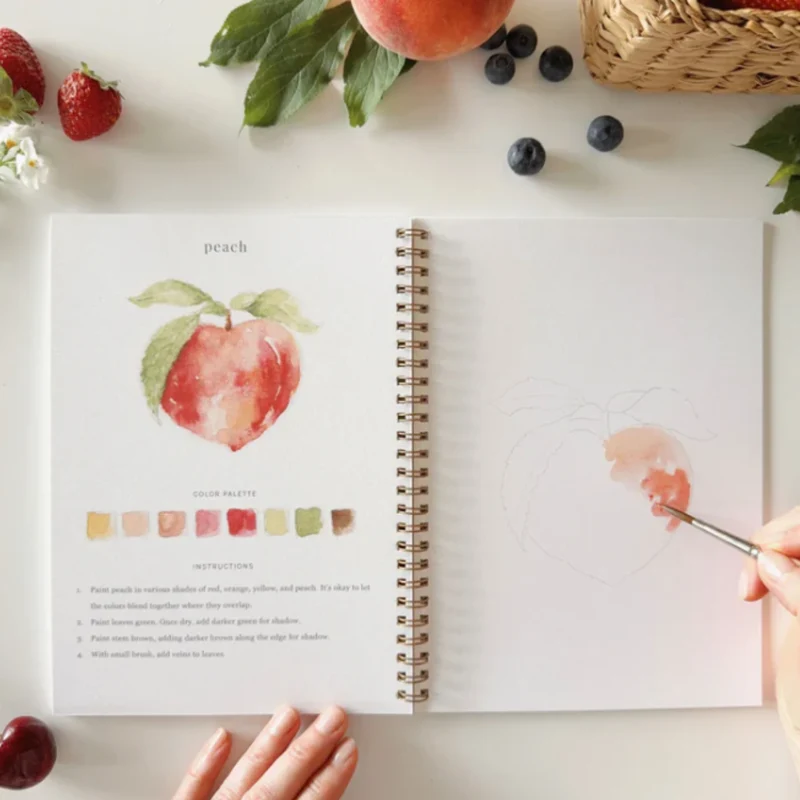 Carnet d'aquarelle - Fruit