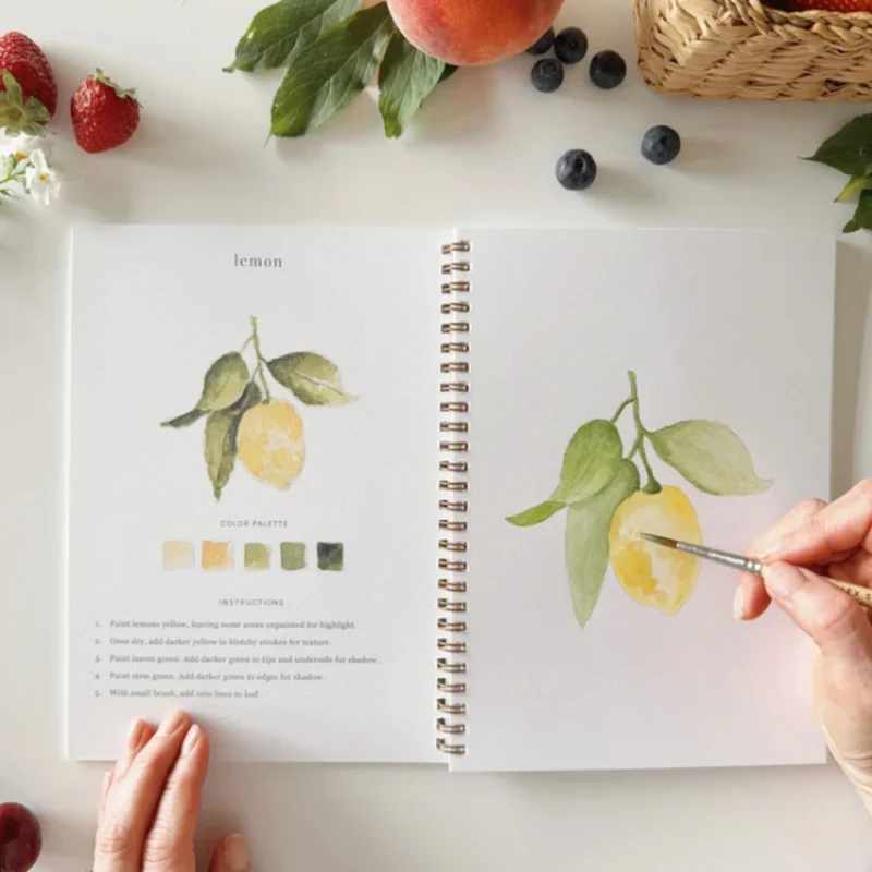 Carnet d'aquarelle - Fruit