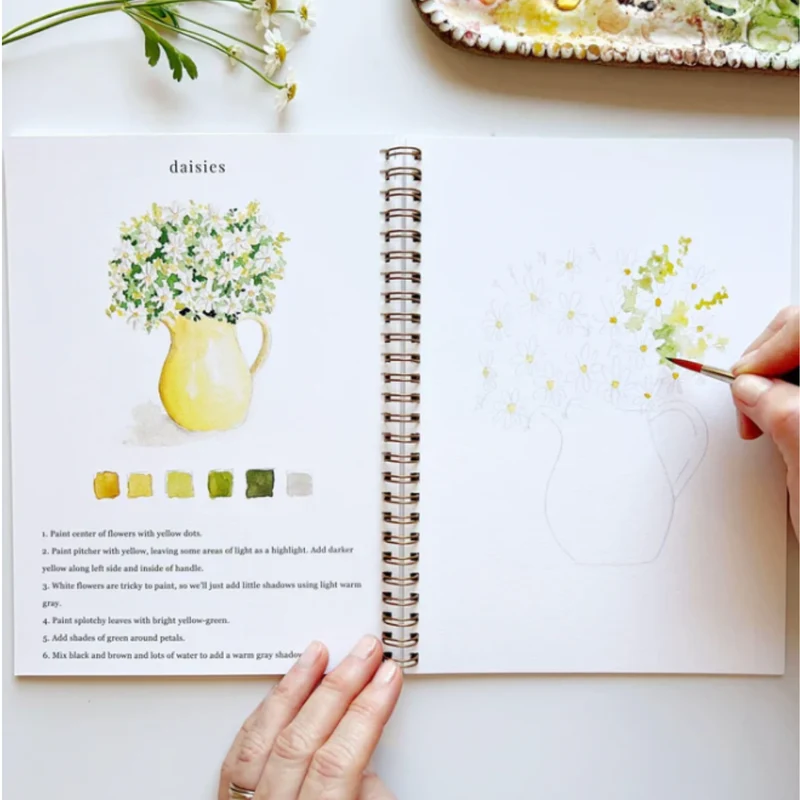 Carnet d'aquarelle - Flowers