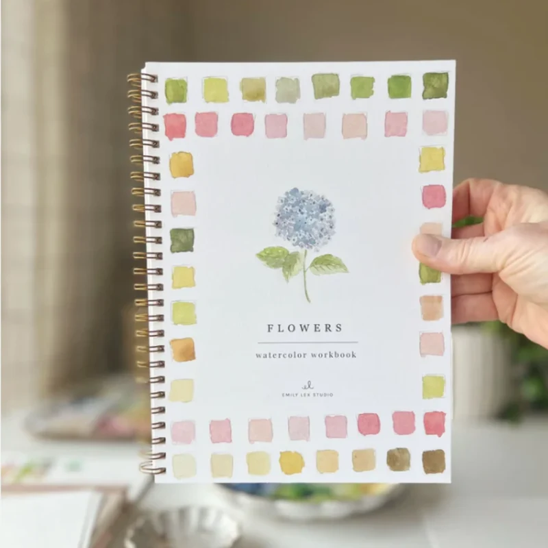 Carnet d'aquarelle - Flowers
