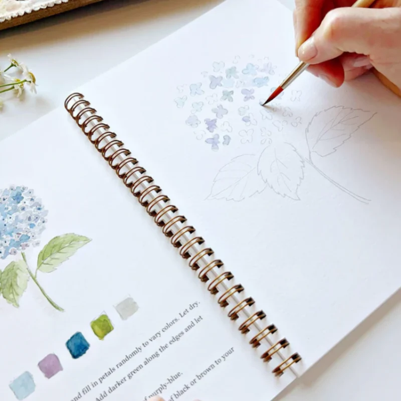 Carnet d'aquarelle - Flowers