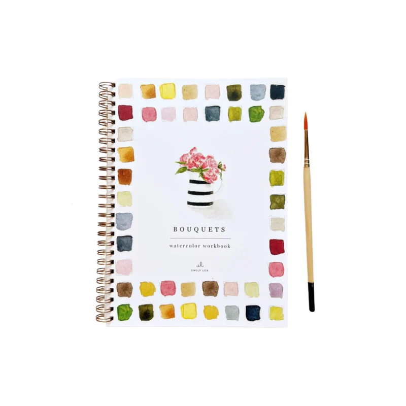 Carnet d'aquarelle - Bouquet