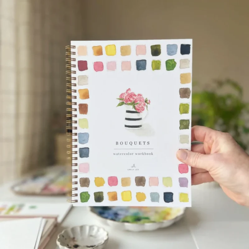 Carnet d'aquarelle - Bouquet