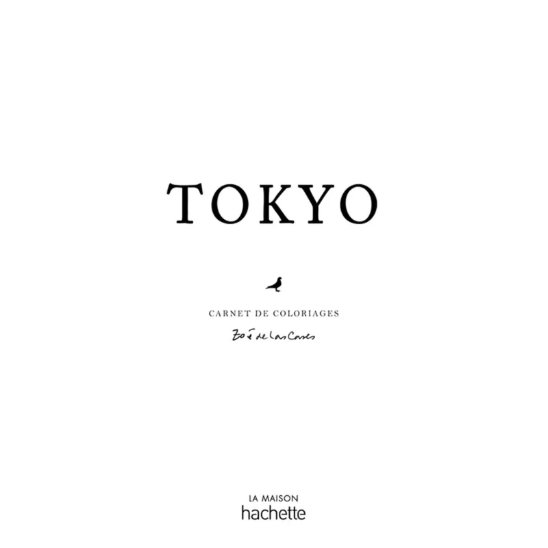 Carnet de coloriage Japon - Zoé de Las Cases