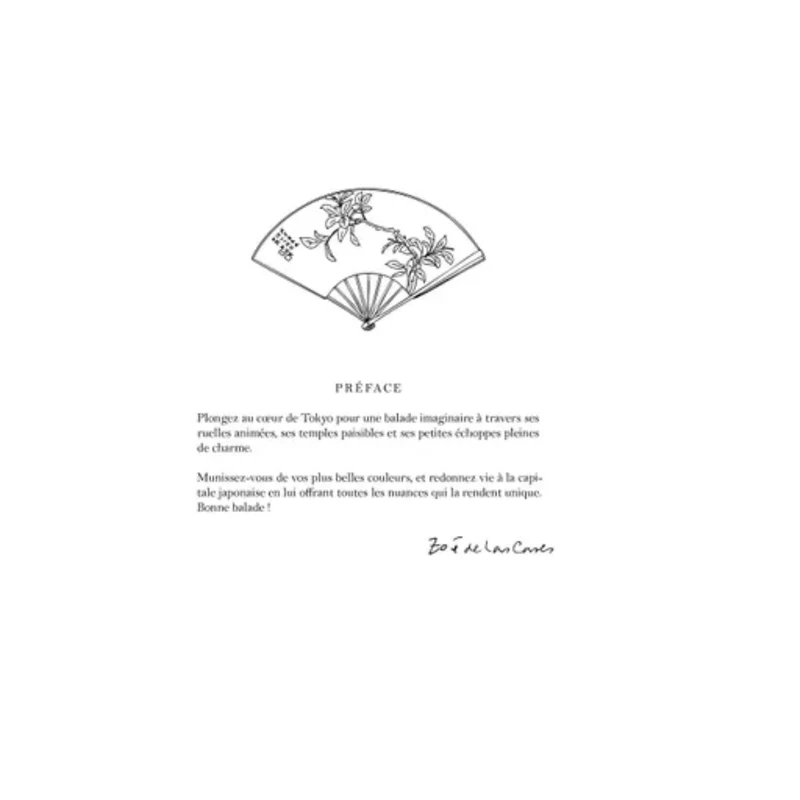 Carnet de coloriage Japon - Zoé de Las Cases