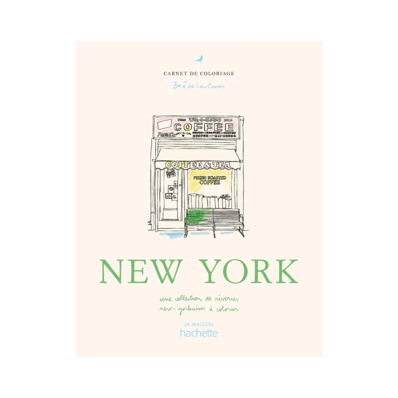 Carnet de coloriage New York - Zoé de Las Cases