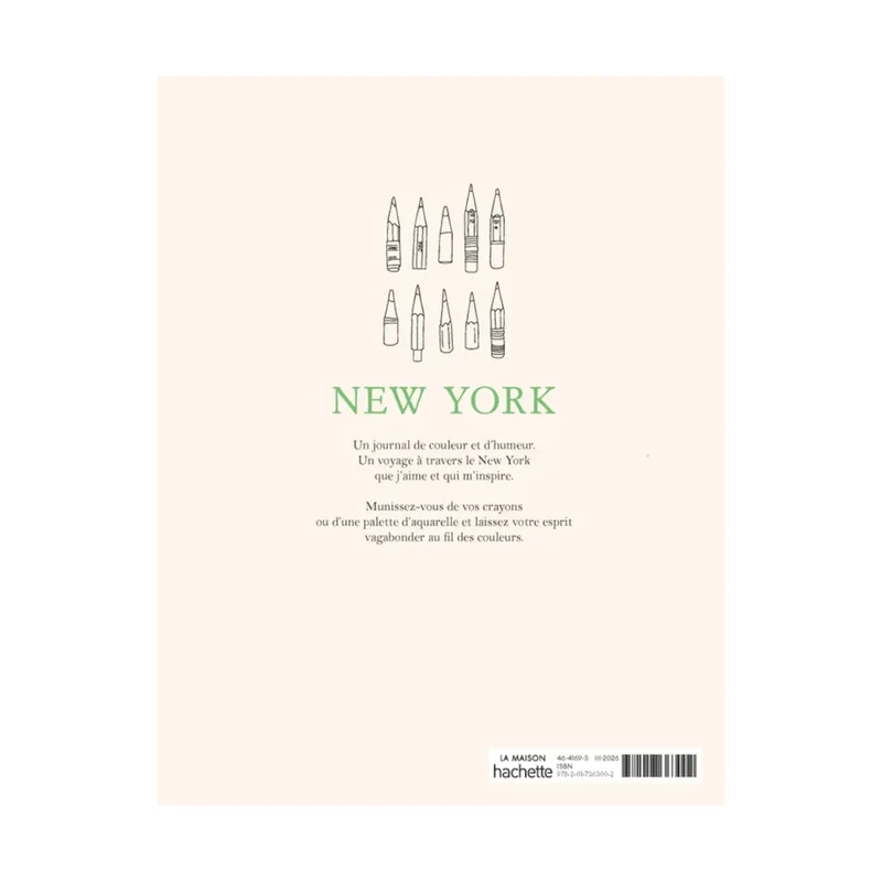 Carnet de coloriage New York - Zoé de Las Cases